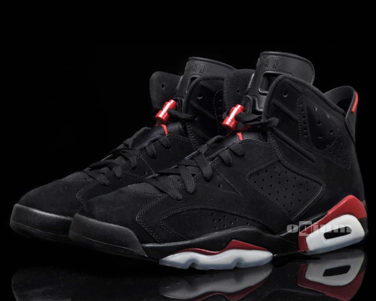 Nike Air Jordan 6 nero rosso, 1280x1024 720p, MacBook Air