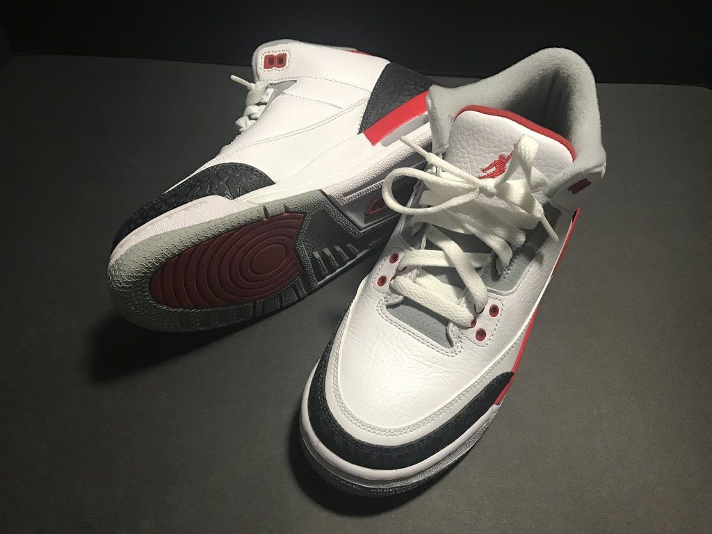 Sneaker Air Jordan 3 bianca rossa, 1024x768 HD, PC
