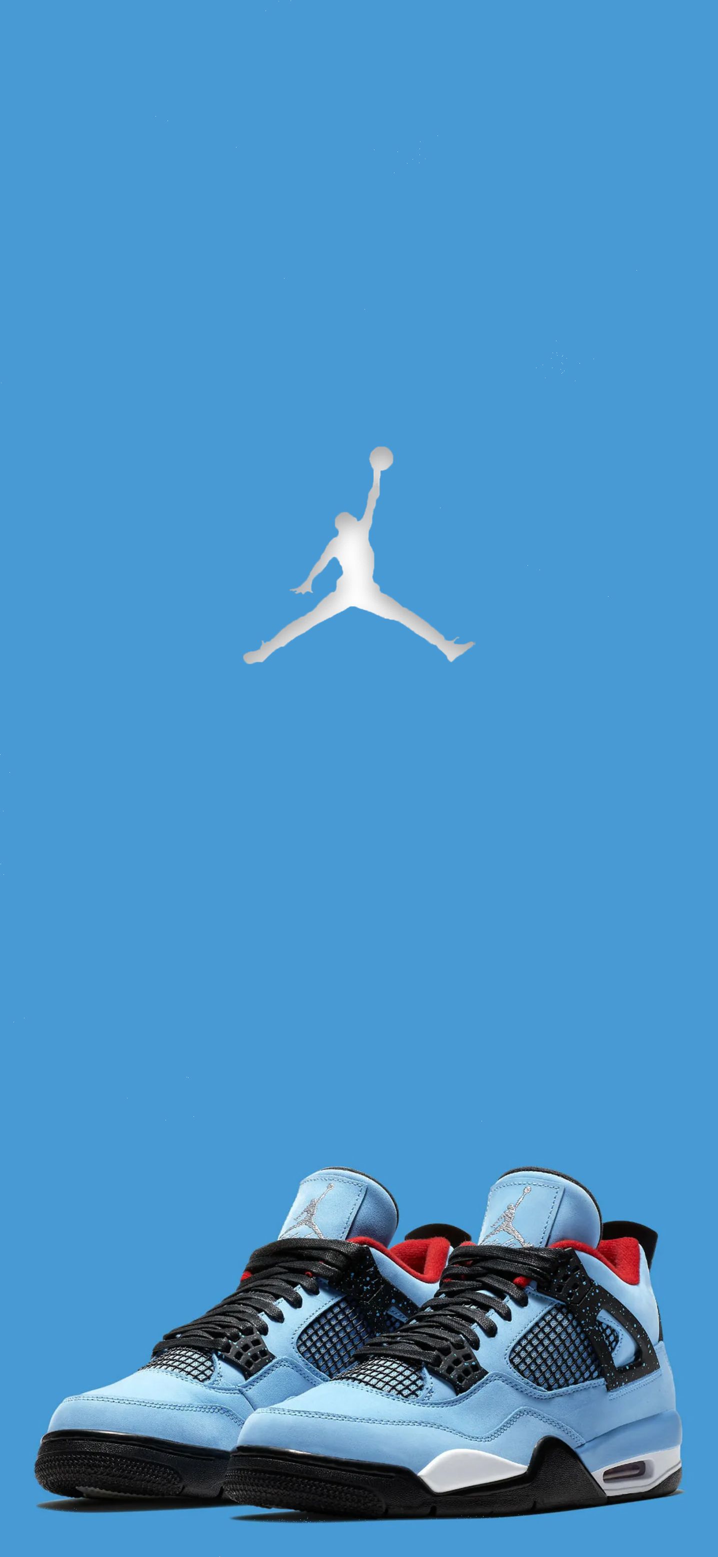 Sneaker Air Jordan 4 blu, Nike, 1436x3113 Verticale, Telefono