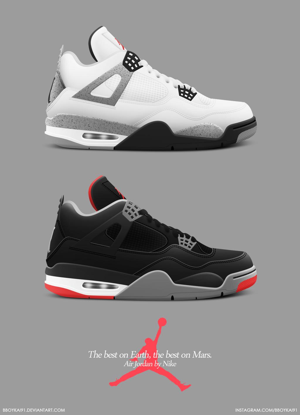 Air Jordan 4 bianca e nera, 1024x1418 Verticale, Telefono