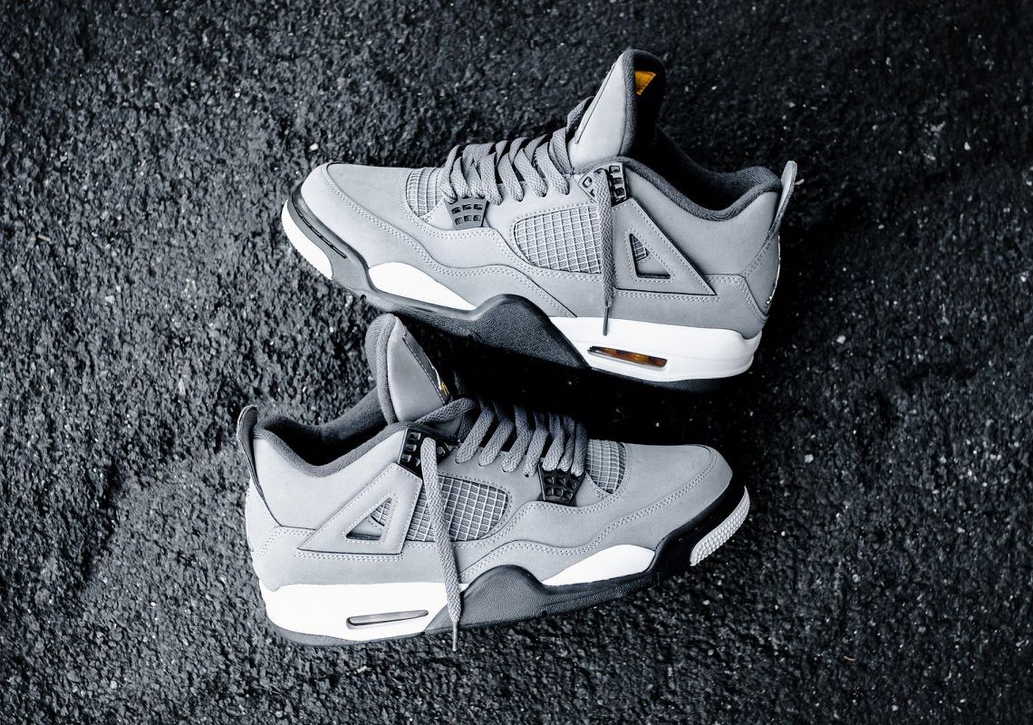 Nike Air Jordan 4 grigie, abbigliamento sportivo, 1140x800 HD, Desktop