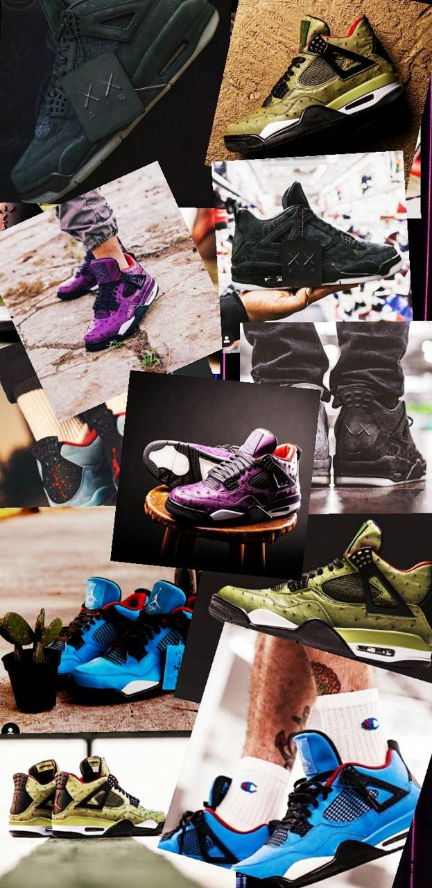 Collage sneakers Air Jordan, 623x1280 Full HD Verticale, Smartphone