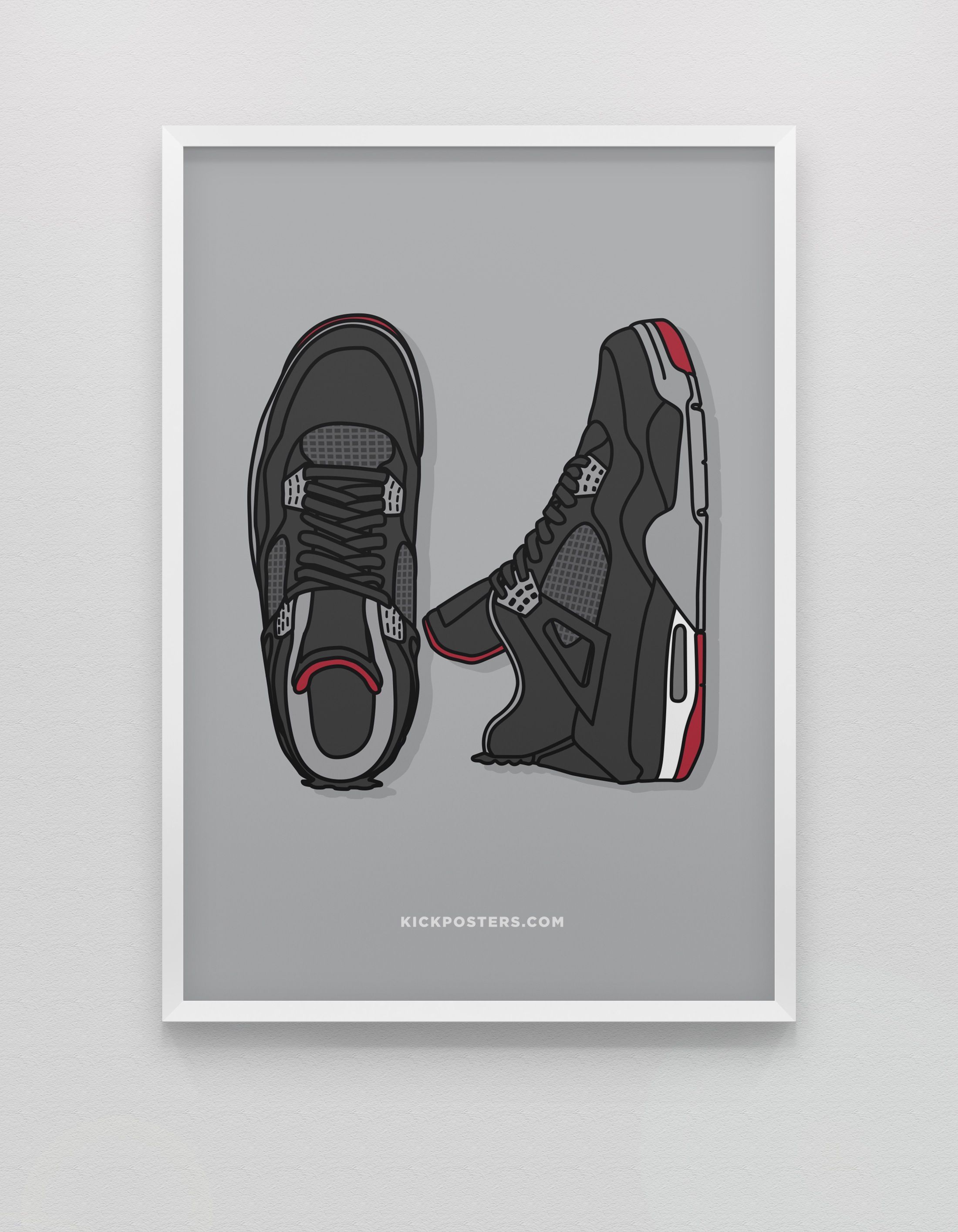 Jordan 4 nere illustrazione cornice, 2200x2829 Full HD Verticale, Smartphone