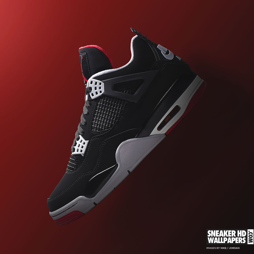 Sneaker Air Jordan 4 nera, 1000x1000 HD, iMac