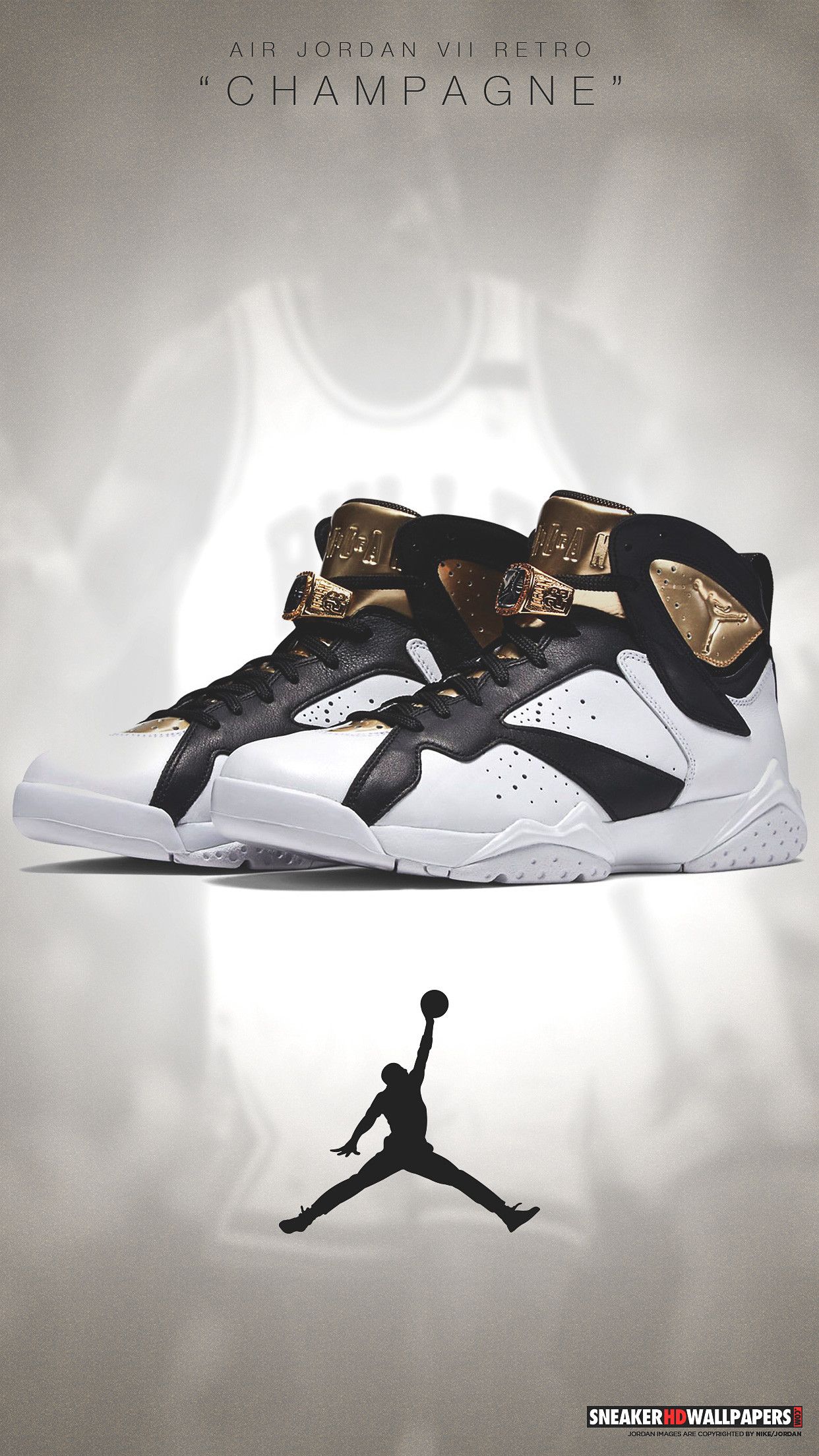 Sneaker Air Jordan 7 Champagne, 1242x2208 Verticale, Xiaomi