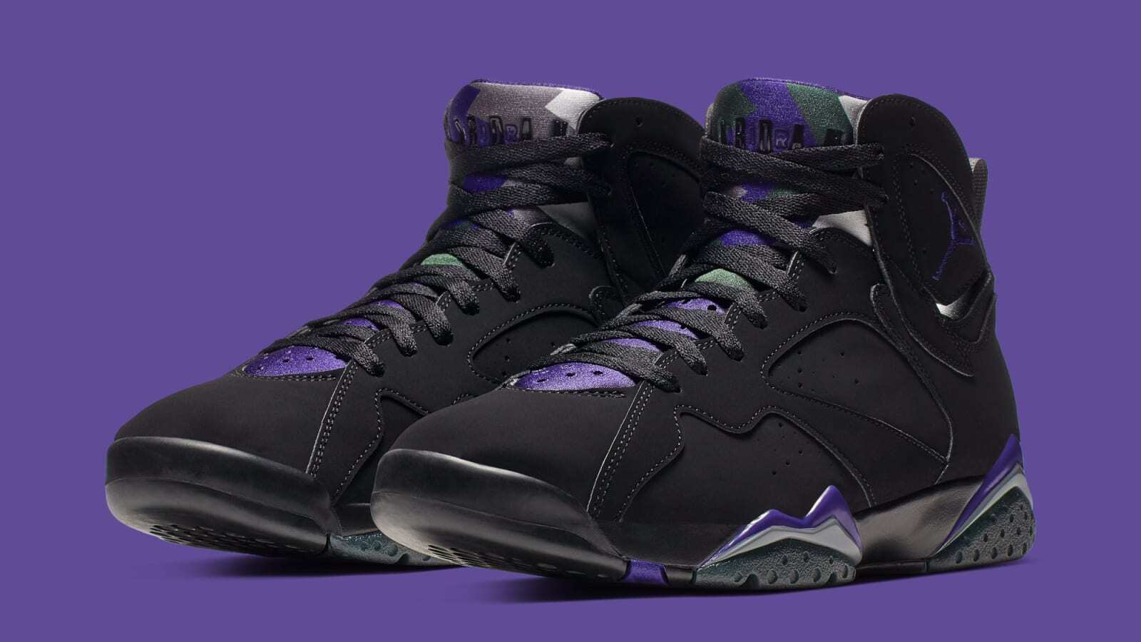 Air Jordan 7 nere viola, 1600x900 HD, PC Desktop