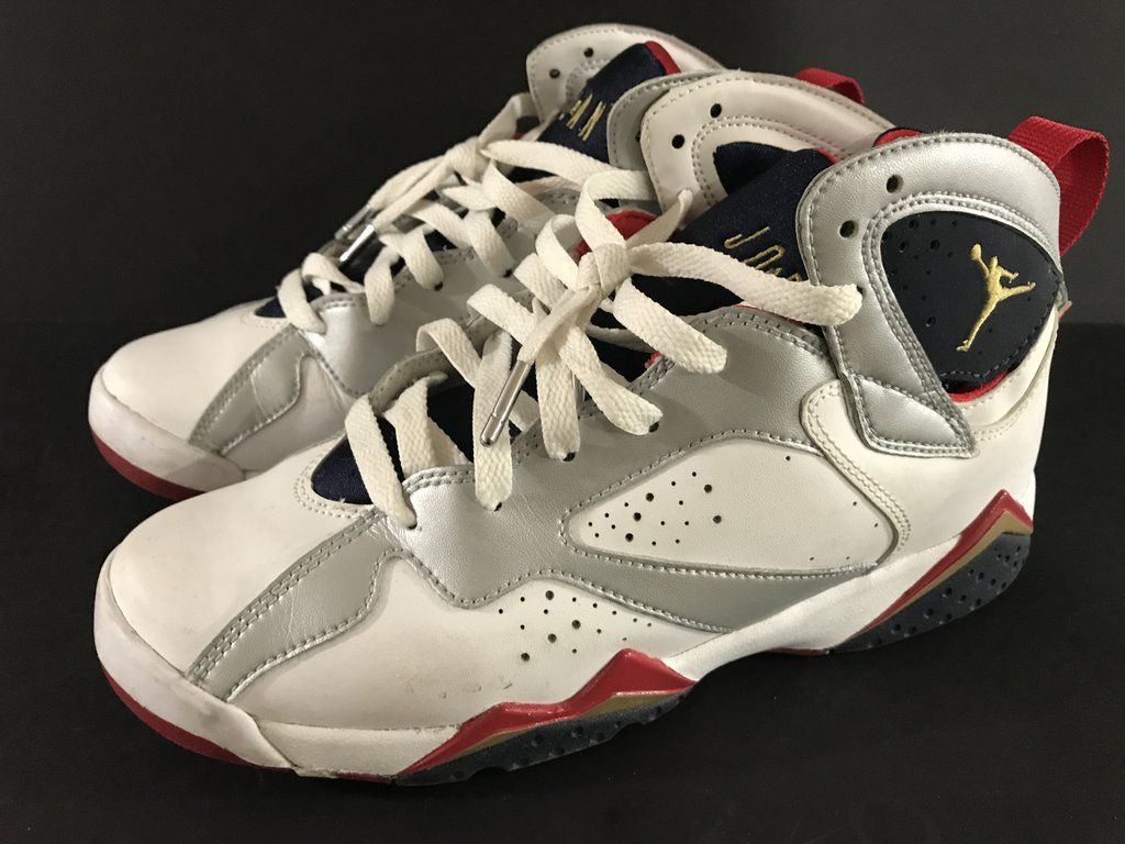 Air Jordan 7 bianca blu, 1024x768 HD, Desktop