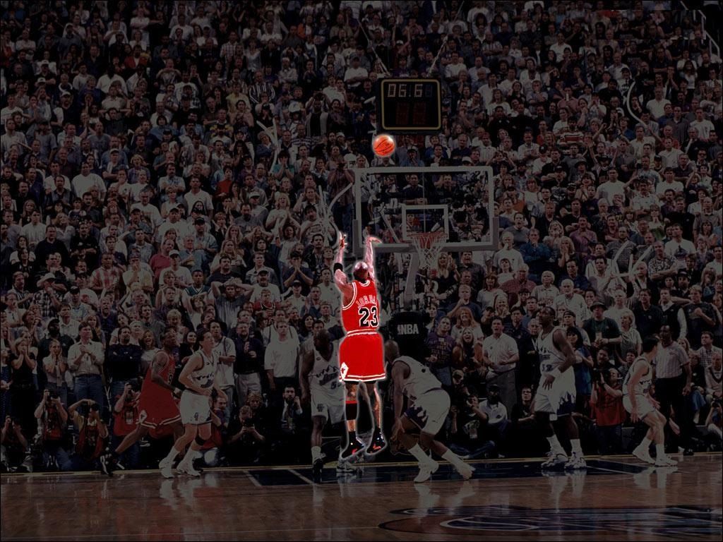 Michael Jordan tiro decisivo, Chicago Bulls, 1024x768 HD, Desktop