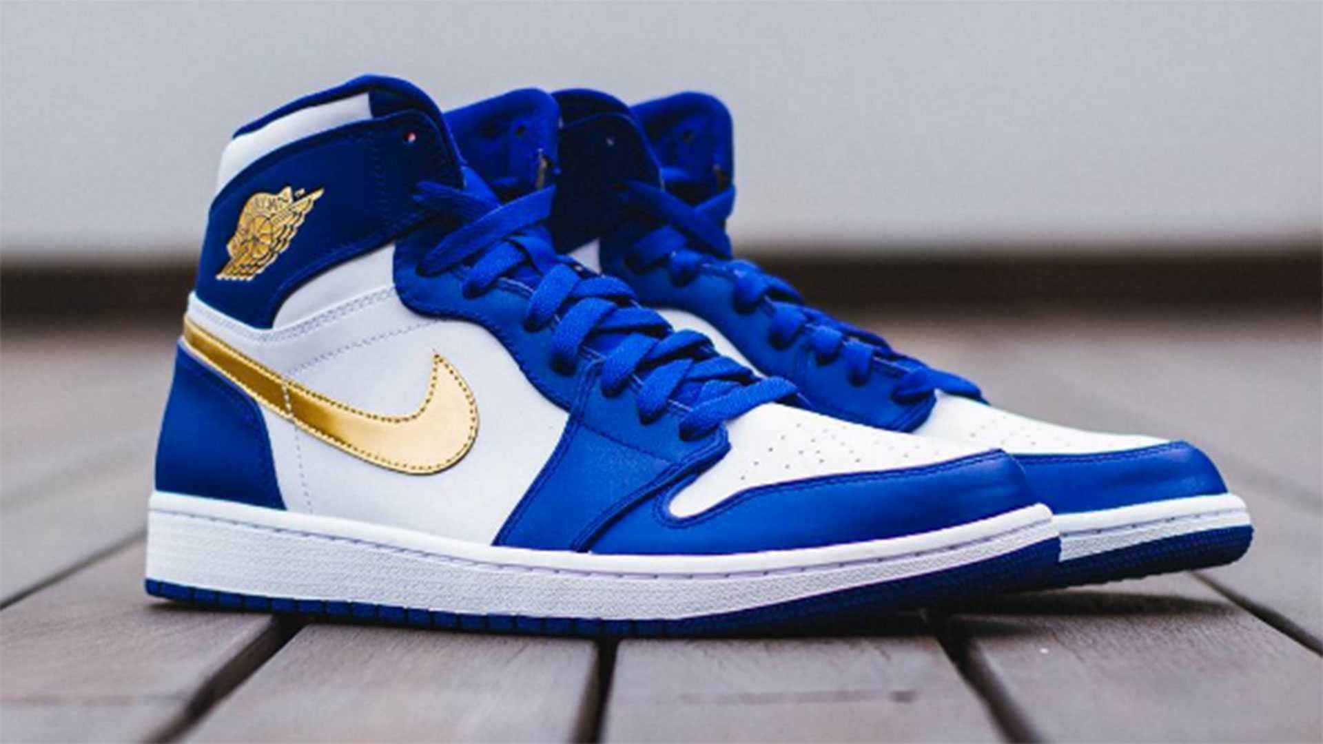 Scarpe Nike Jordan blu bianche, swoosh, 1920x1080 Full HD, PC