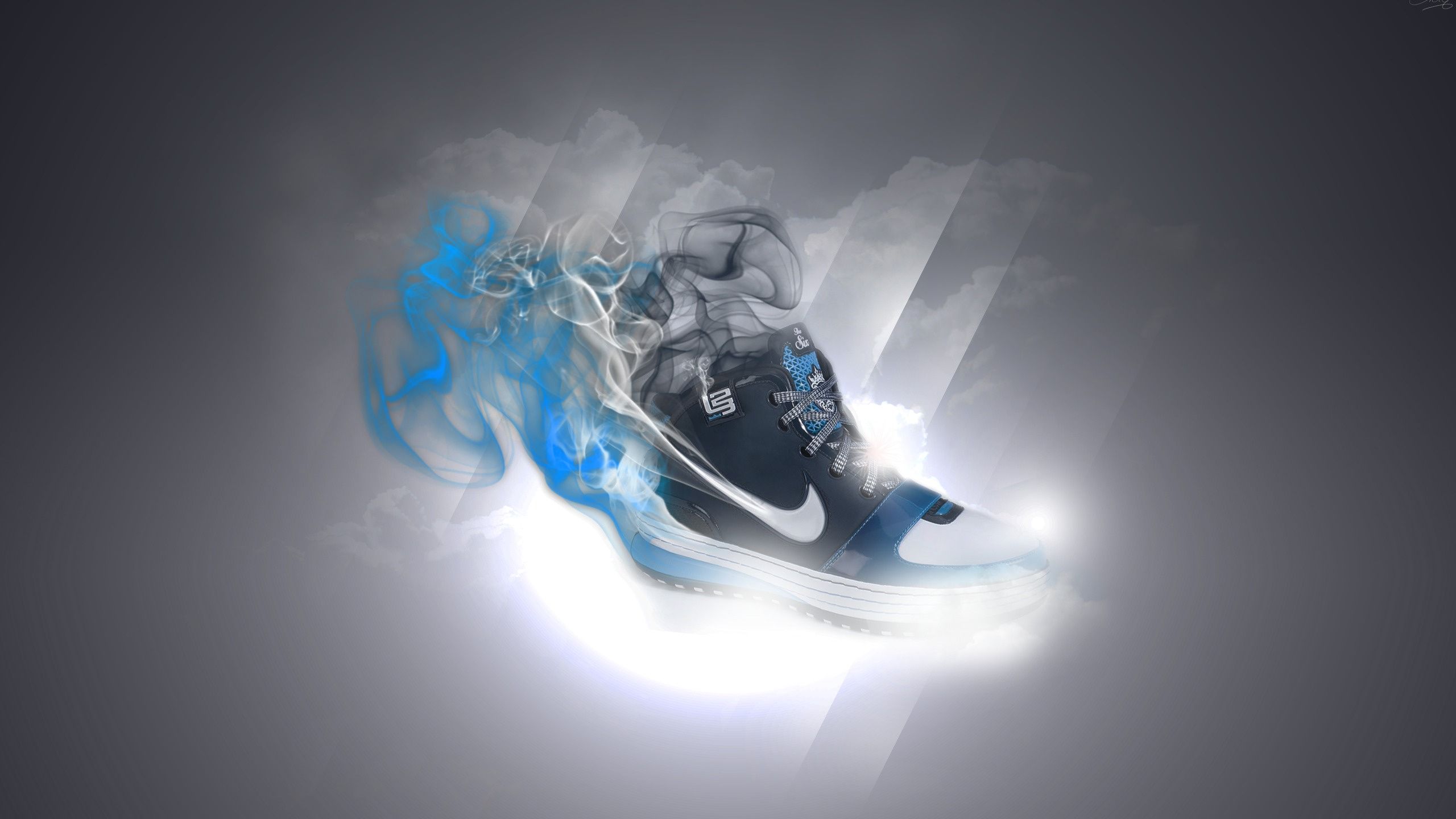Scarpa Nike Air Jordan blu, abbigliamento sportivo, 2560x1440 1440p, Desktop