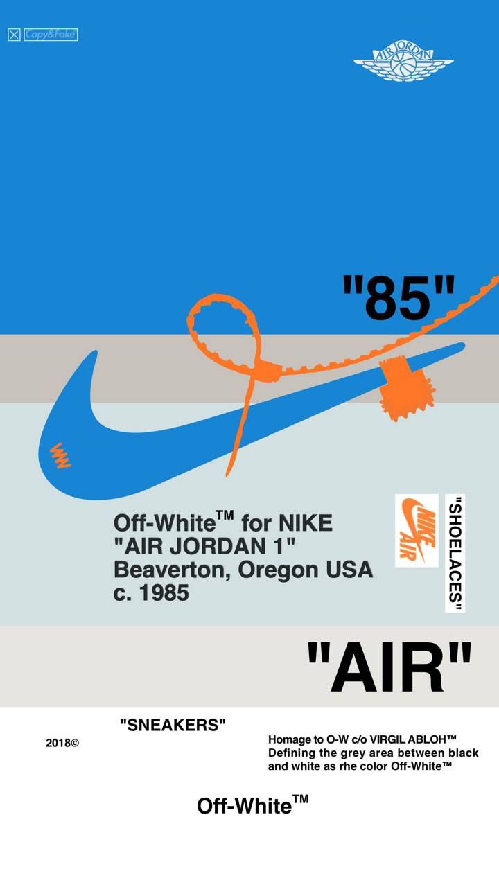 Nike Air Jordan Off-White design, abbigliamento sportivo, 720x1280 Full HD Verticale, iPhone