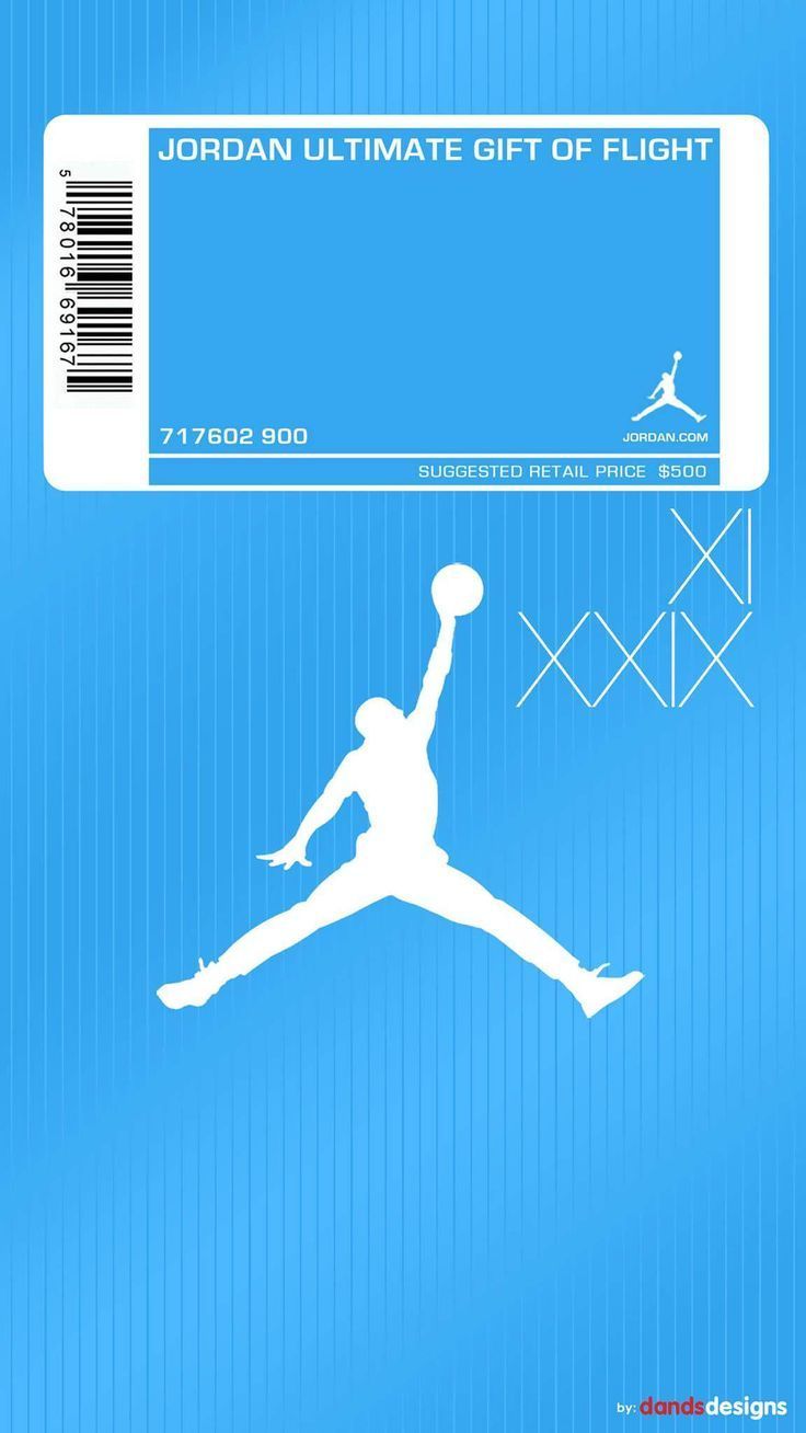 Logo Jumpman Air Jordan blu, 736x1308 Verticale, Xiaomi
