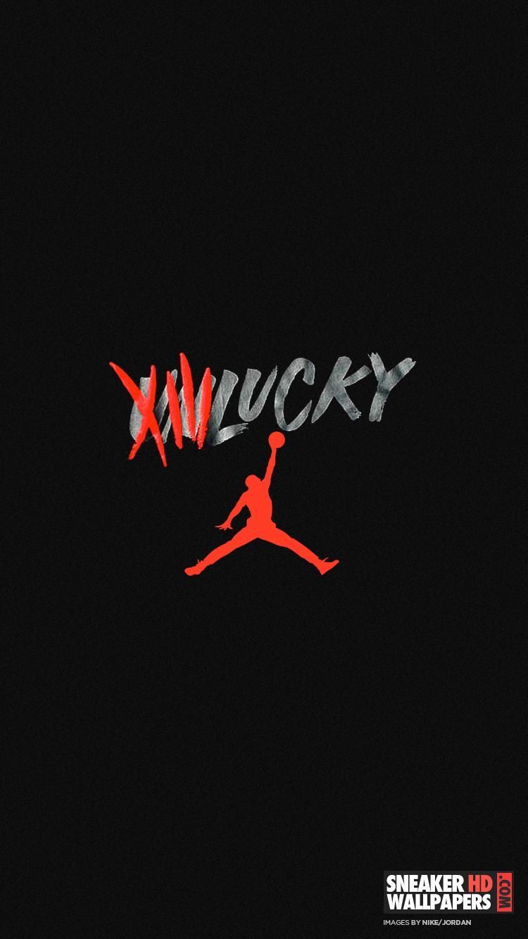 Logo Jordan rosso sfondo nero, 750x1334 Full HD Verticale, iPhone