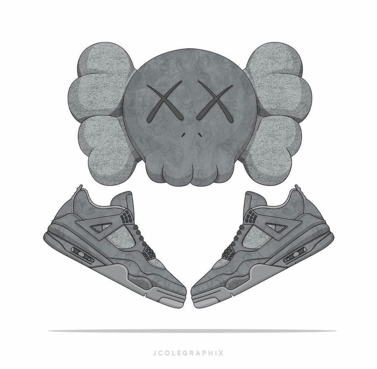 KAWS x Supreme, streetwear, 1242x1216 HD, Desktop