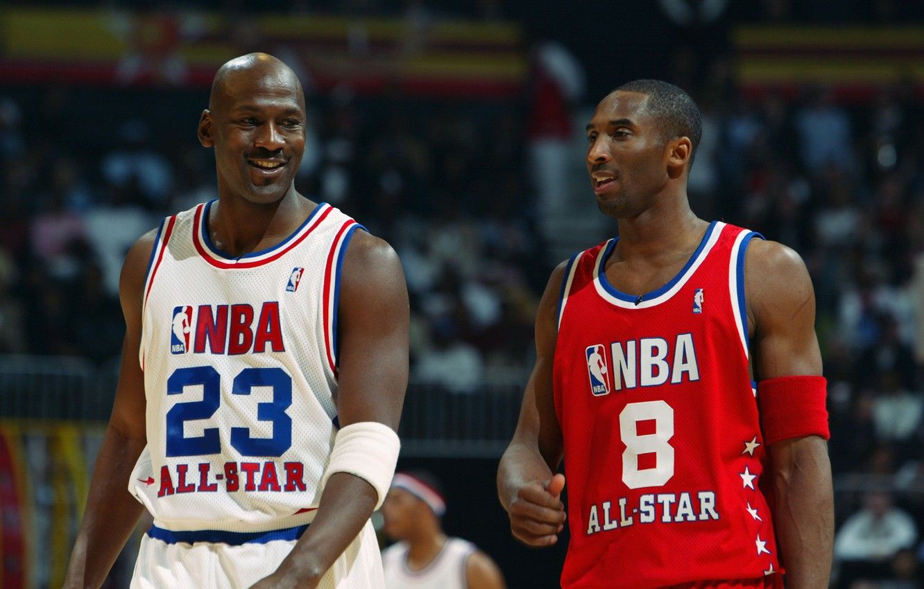 Michael Jordan e Kobe Bryant NBA, basket americano, 1332x850 HD, Desktop