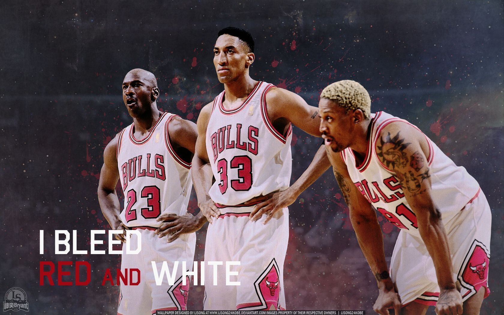 Jordan, Pippen, Rodman Bulls, 1680x1050 HD Ready, Laptop