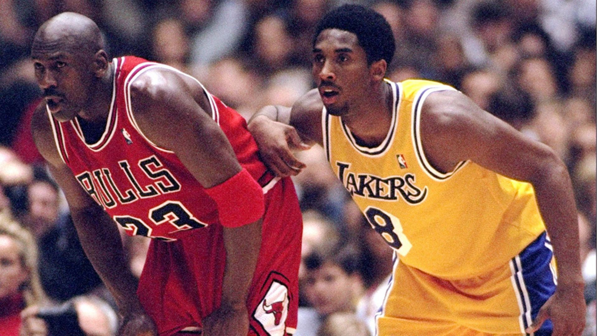 Jordan e Kobe in campo, 1920x1080 Full HD, Desktop