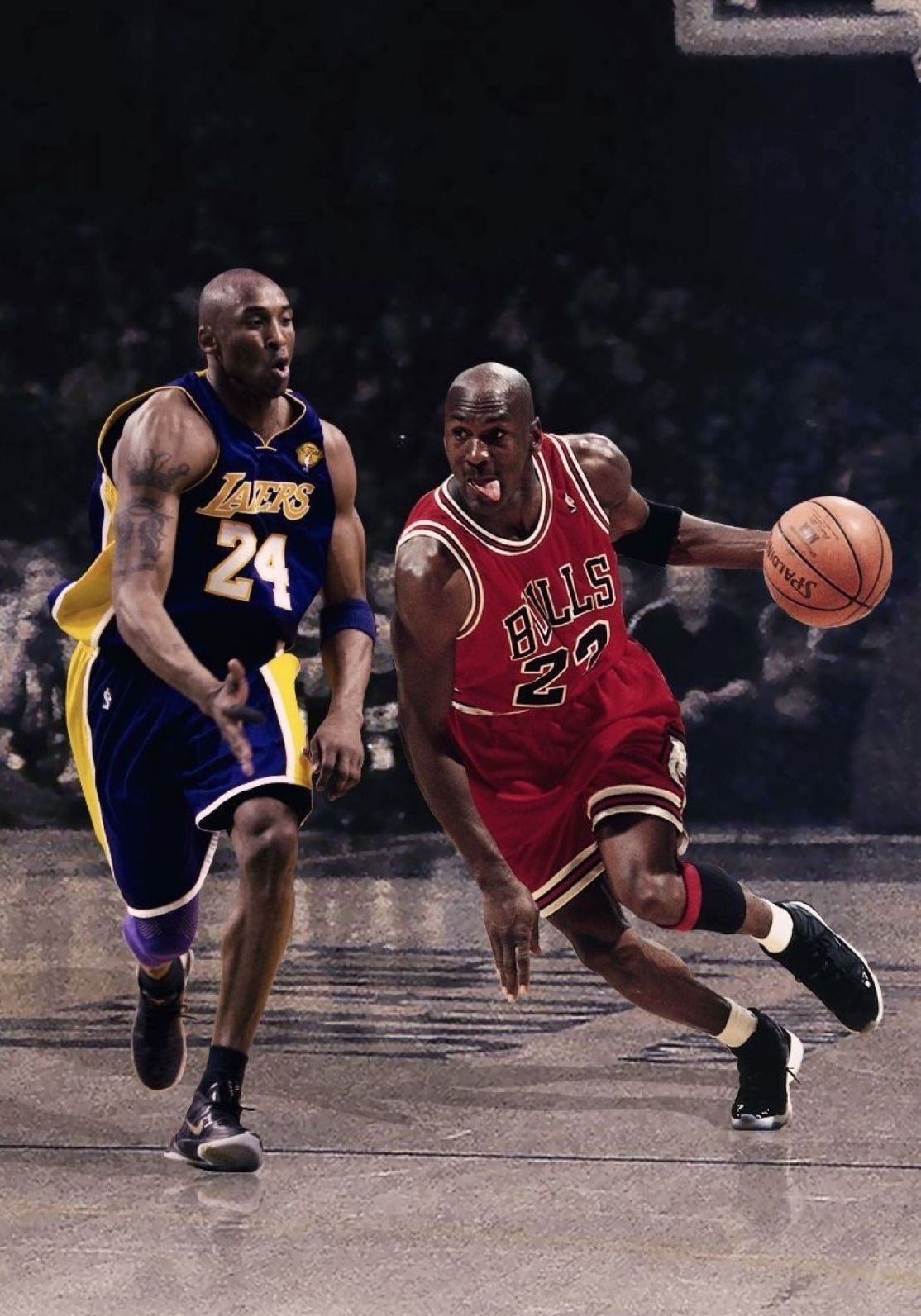 Michael Jordan e Kobe Bryant, Chicago Bulls, 1114x1593 Full HD Verticale, iPhone