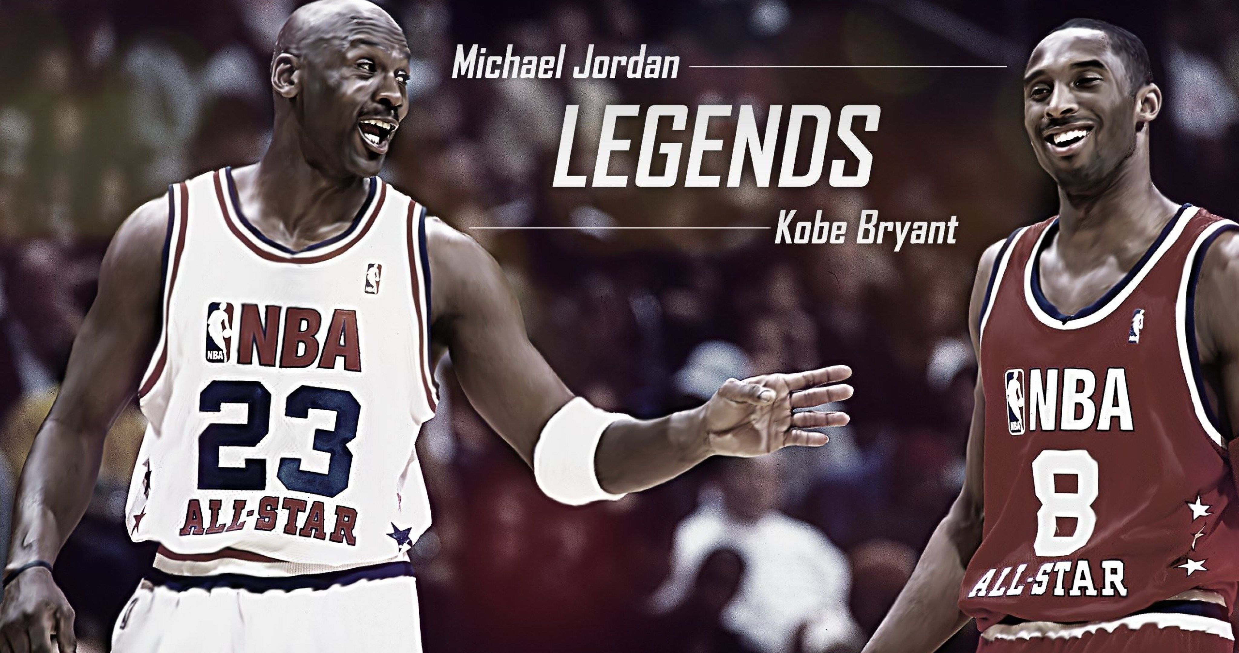 Michael Jordan e Kobe Bryant, 4096x2160 4K, Smart TV 4K
