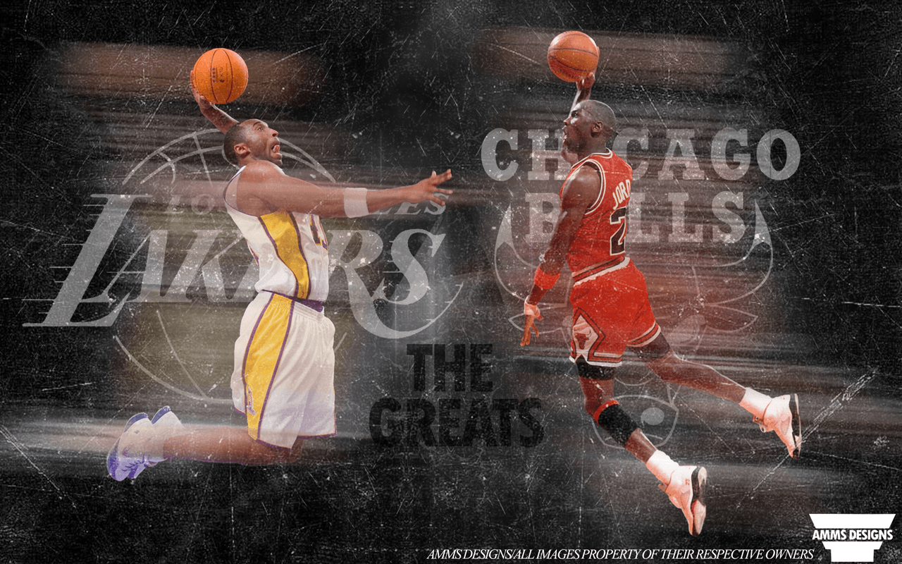 Kobe Bryant contro Michael Jordan, 668x1200 Full HD Verticale, Smartphone