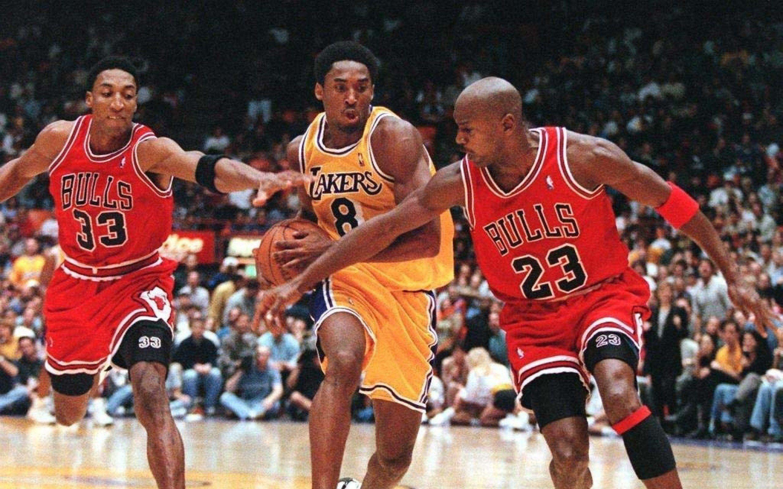Kobe Bryant contro Michael Jordan, Black Mamba, 2560x1600 WQXGA, Desktop