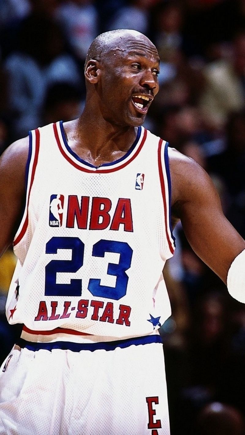 Michael Jordan maglia All-Star, Chicago Bulls, 800x1420 Verticale, Telefono