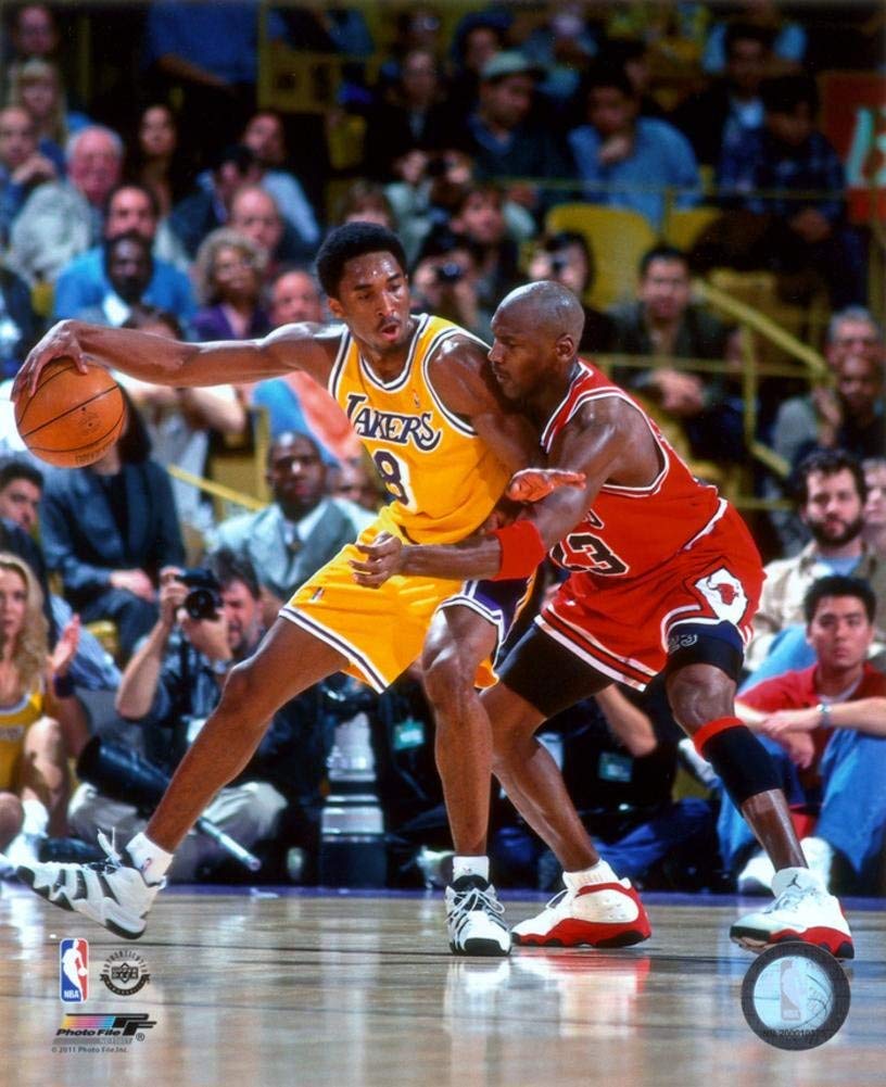 Kobe Bryant contro Michael Jordan, Los Angeles Lakers, 816x1001 Verticale, Mobile