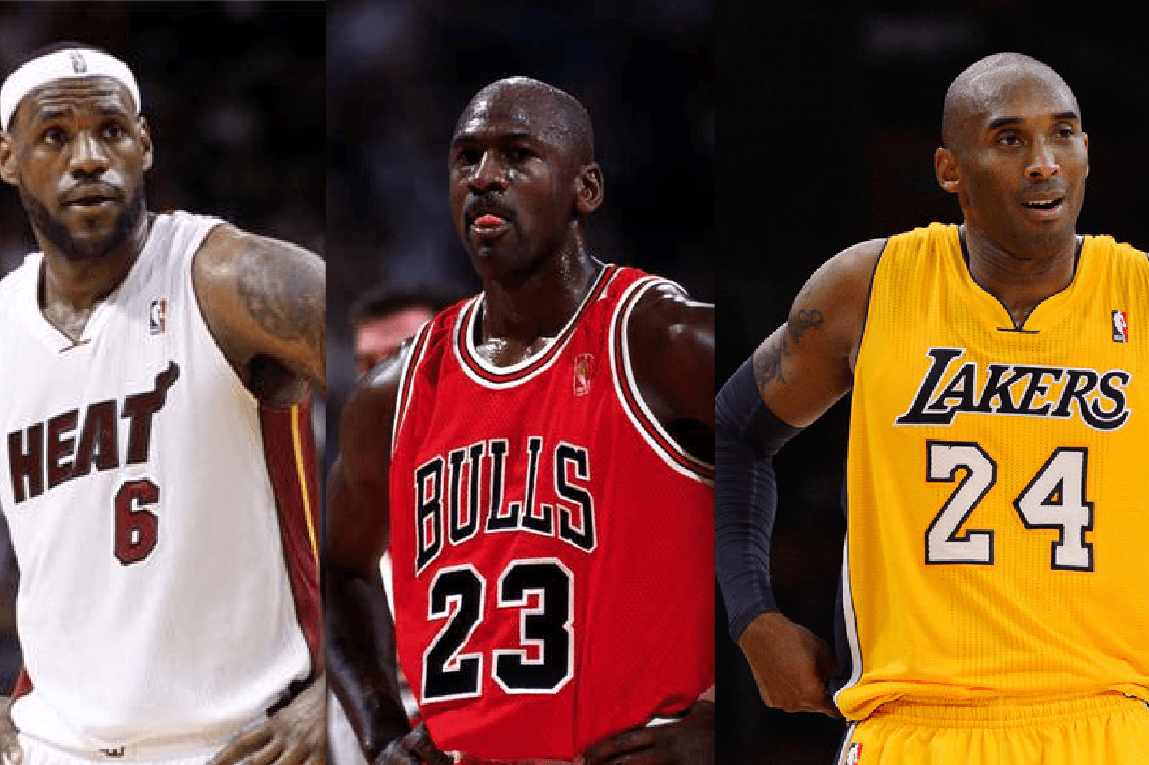LeBron, Jordan e Kobe, 1149x765 HD, Laptop