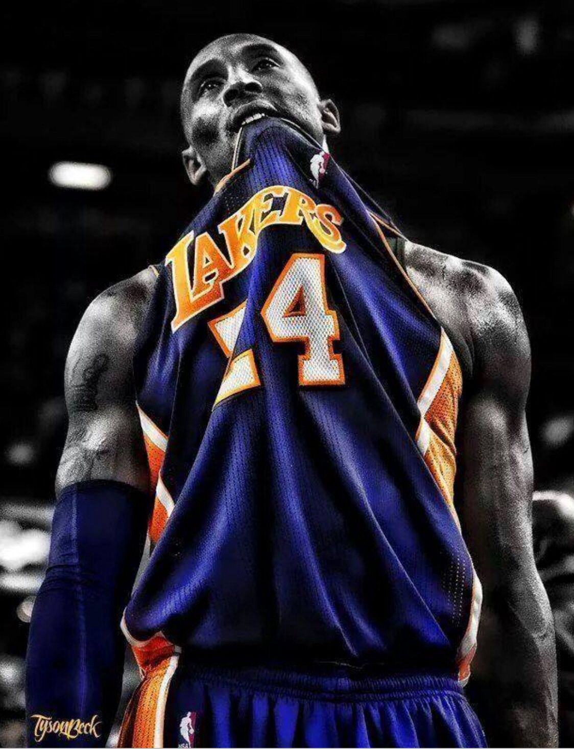 Kobe Bryant maglia Lakers, Black Mamba, 1124x1466 Full HD Verticale, Smartphone