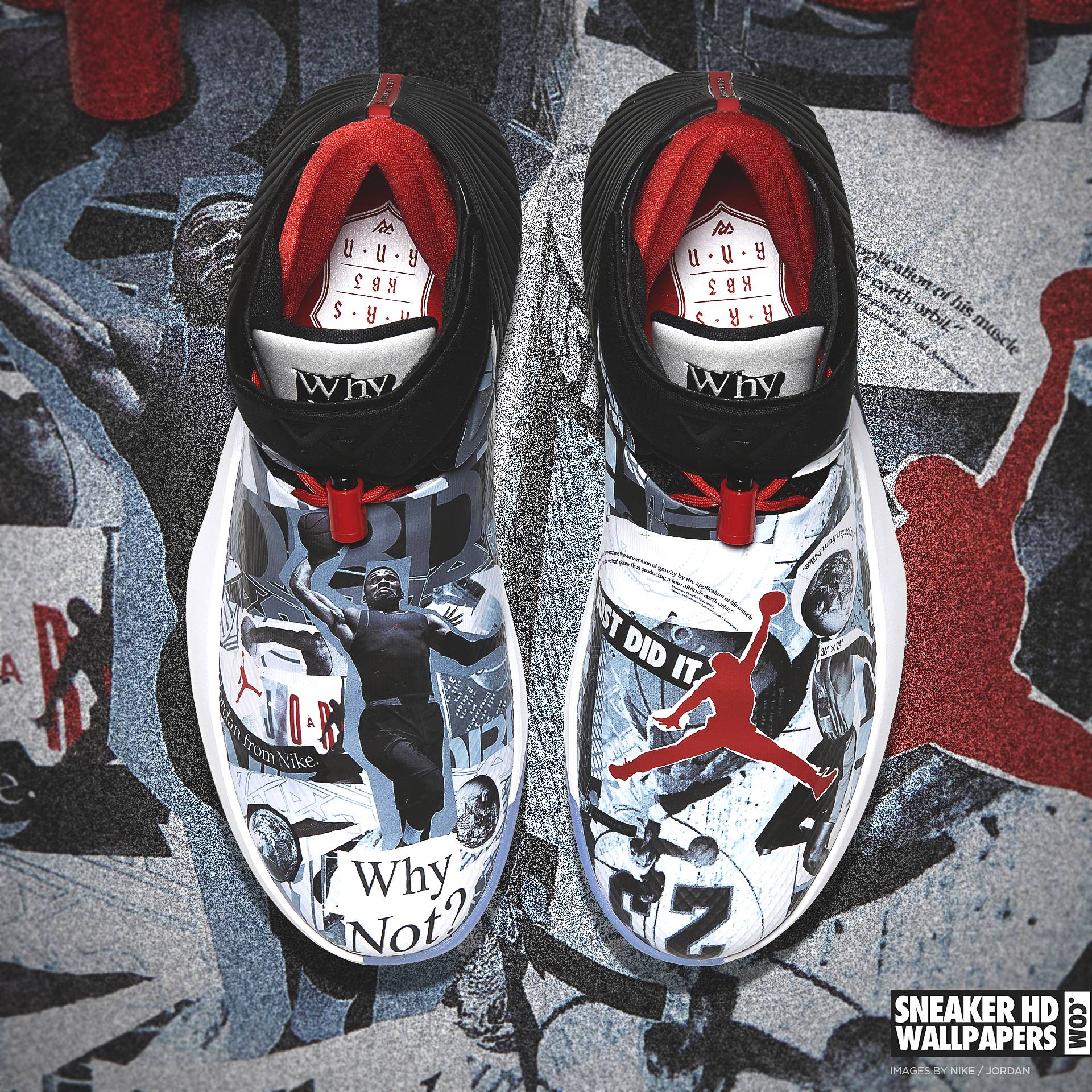 Sneaker Jordan stile graffiti fumetto, 1920x1920 Full HD+, PC