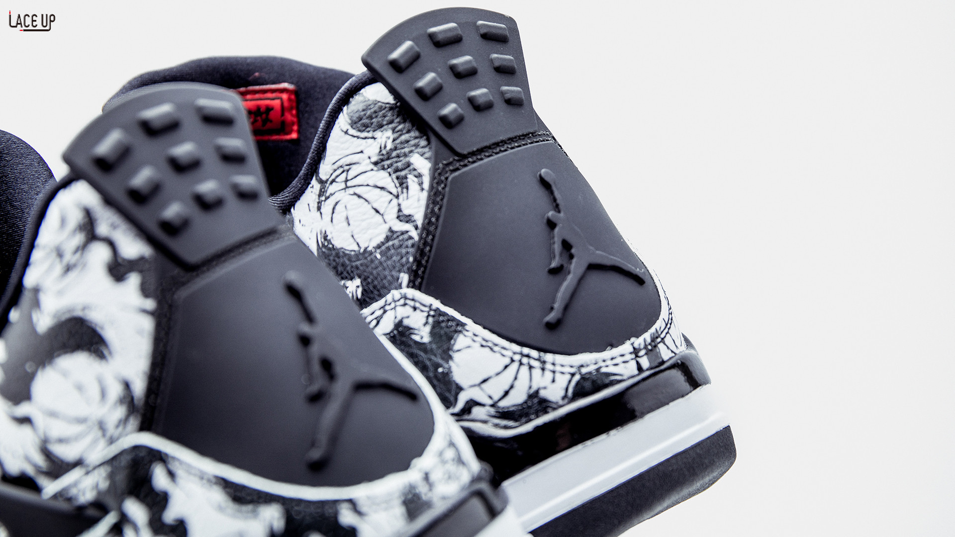 Sneaker Air Jordan 4 graffiti bianco-nero, 1920x1080 1080p, PC Desktop
