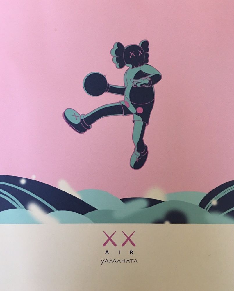 KAWS figura basket pop art, Brian Donnelly, 805x1000 Verticale, Telefono