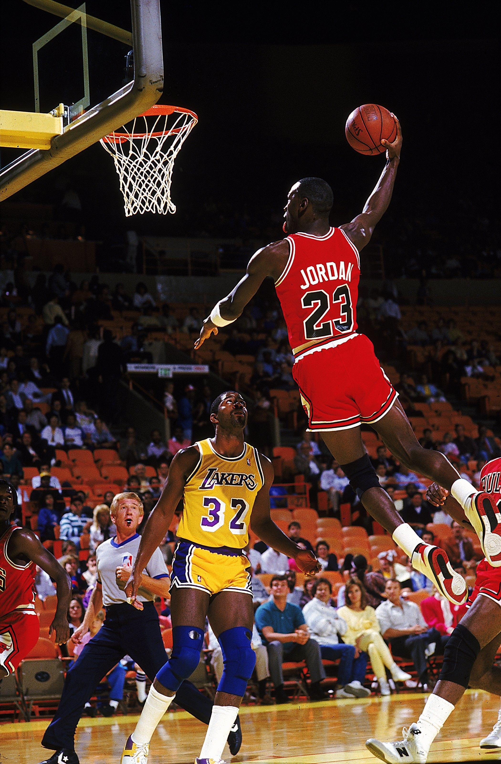 Michael Jordan schiacciata Bulls, 2100x3200 Full HD Verticale, iPhone Pro Max