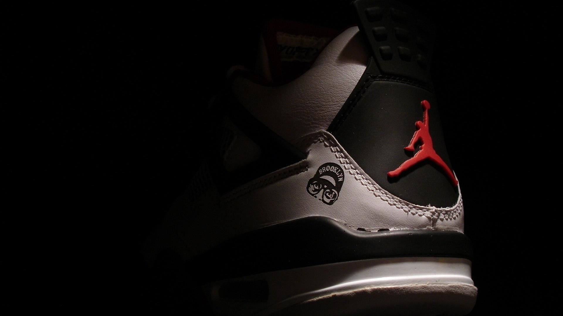 Scarpa Air Jordan grigia nera, sneaker, 1920x1080 Full HD, Laptop