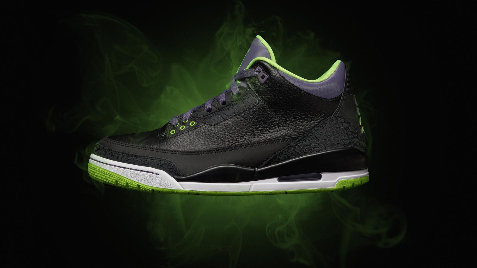 Scarpa Jordan 3 nera verde, 1600x900 HD, PC