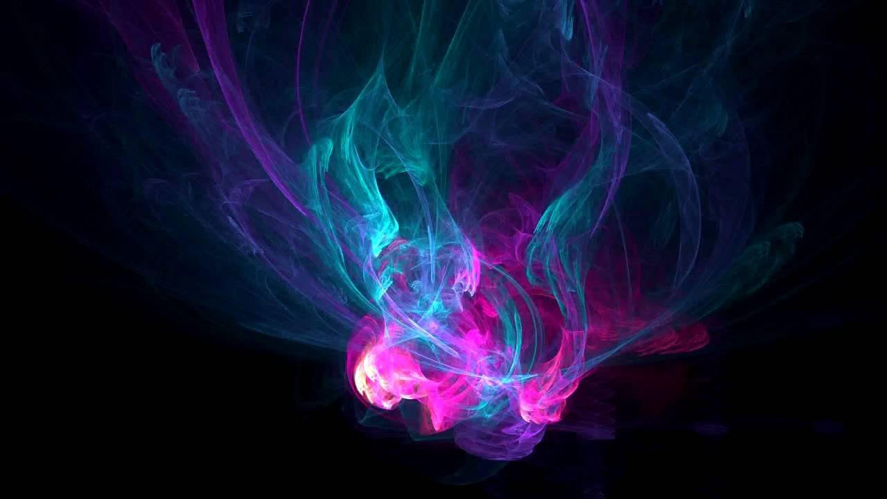 Fumo astratto viola e ciano, 1280x720 720p, PC