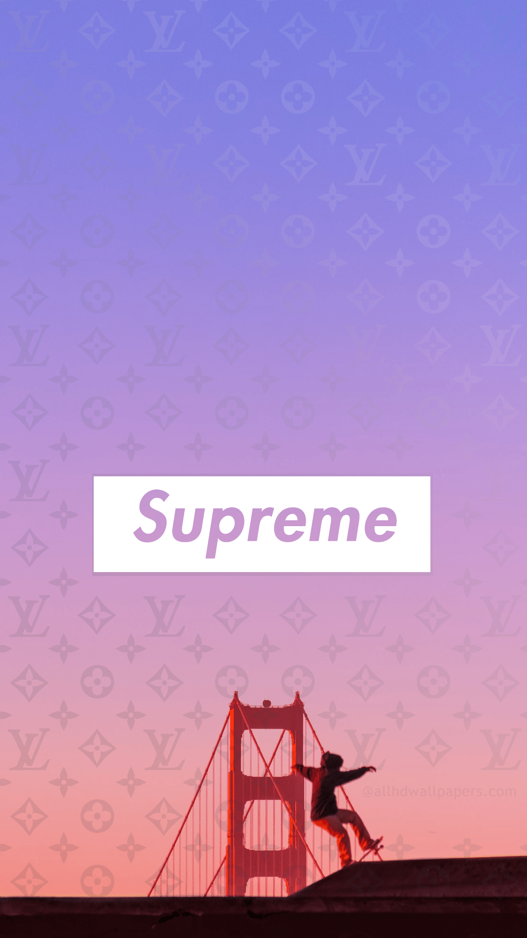 Astronauta skate Golden Gate Supreme, New York, 1080x1920 Full HD Verticale, iPhone
