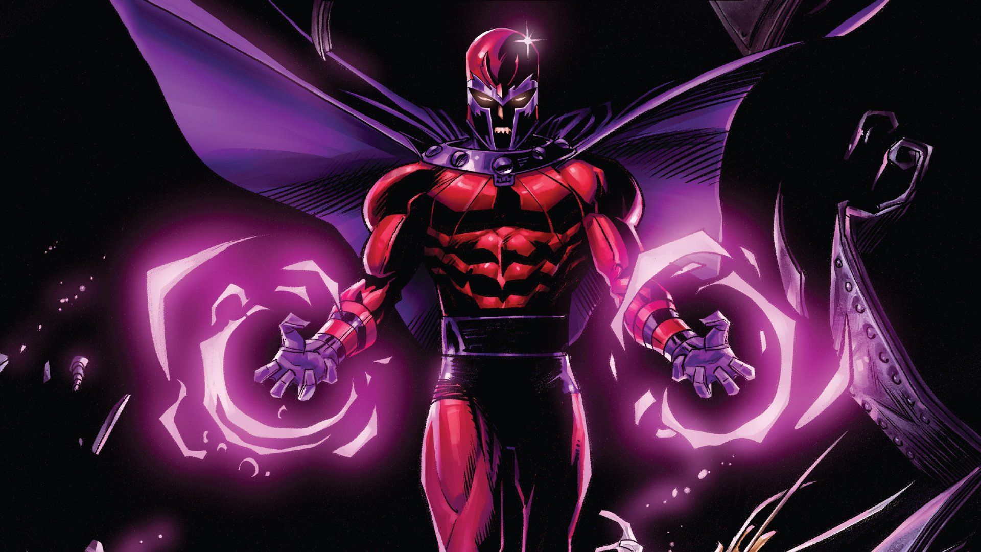 Magneto Marvel viola scuro, MCU, 1920x1080 Full HD 1080p, Laptop