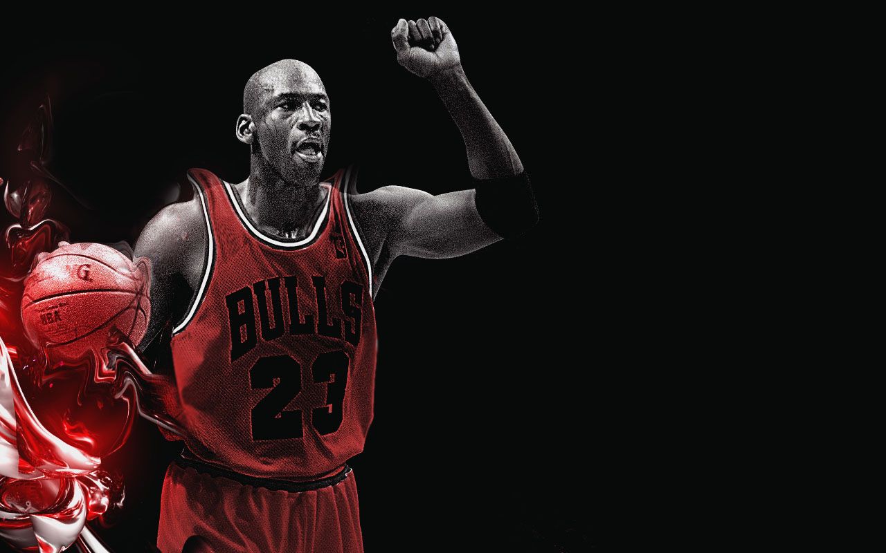 Michael Jordan Chicago Bulls, numero 23, 1280x800 HD, Desktop