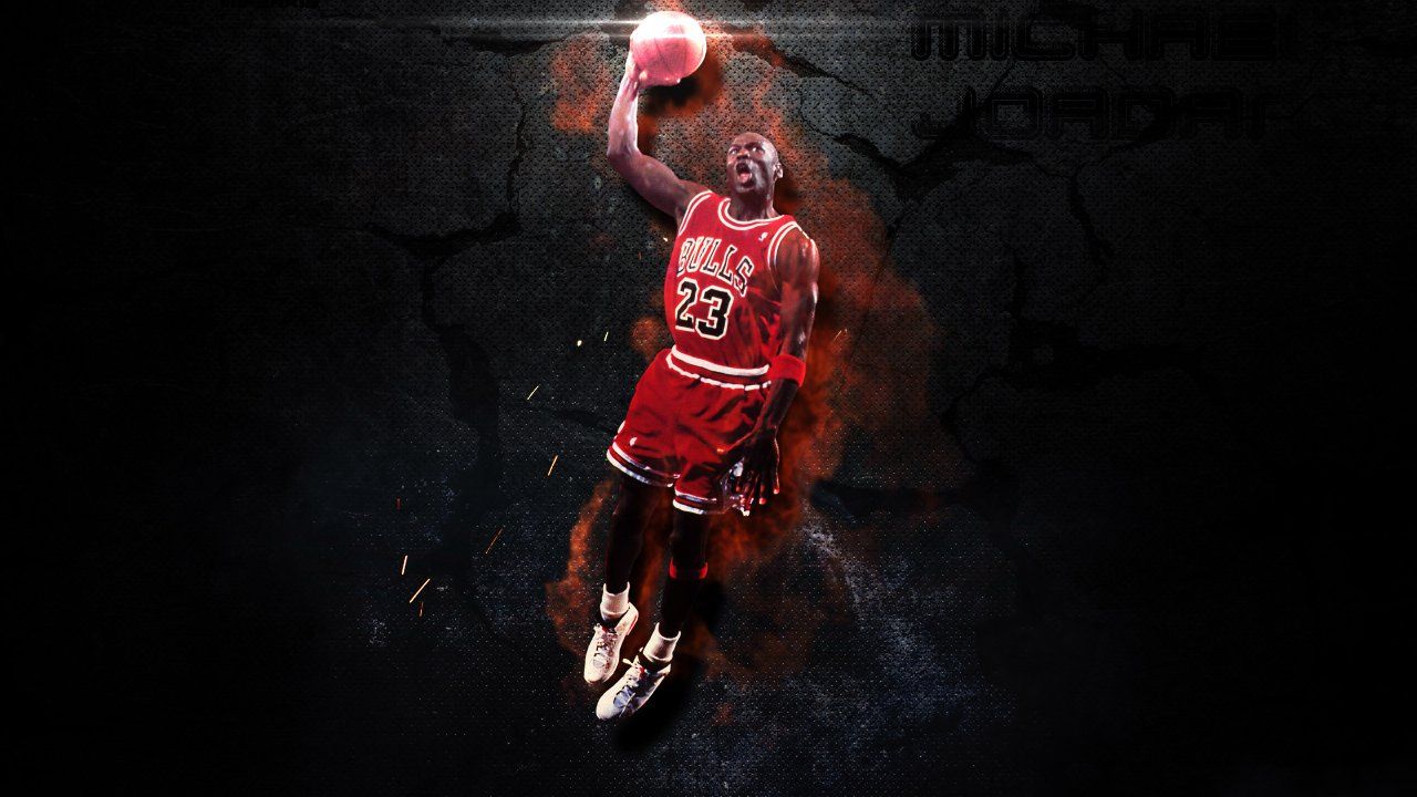 Michael Jordan schiacciata Bulls, Chicago Bulls, 1280x720 HD, Desktop