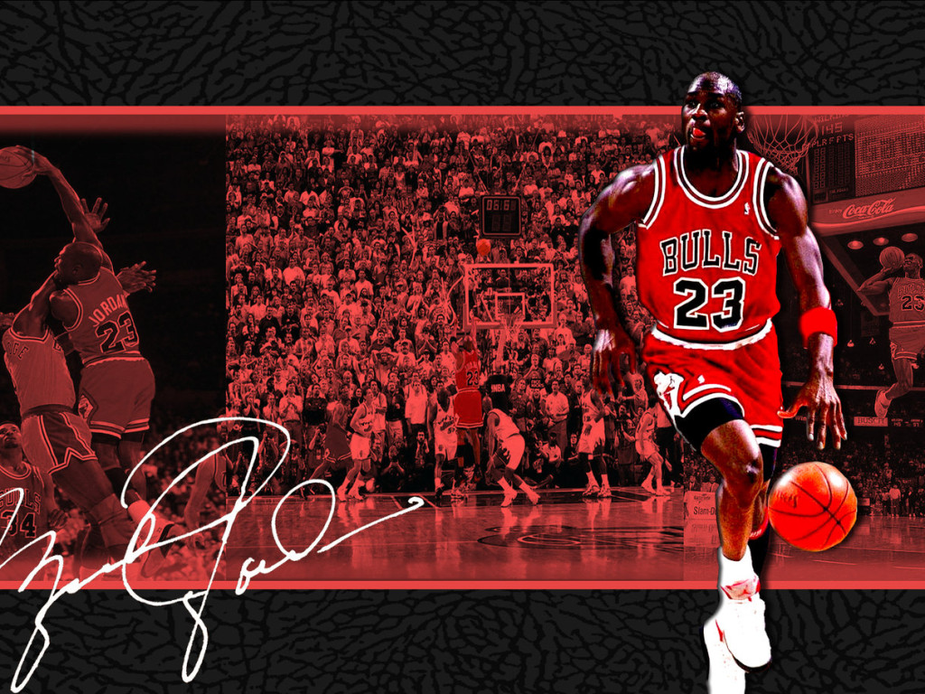 Michael Jordan Bulls basket, 1024x768 HD, Desktop