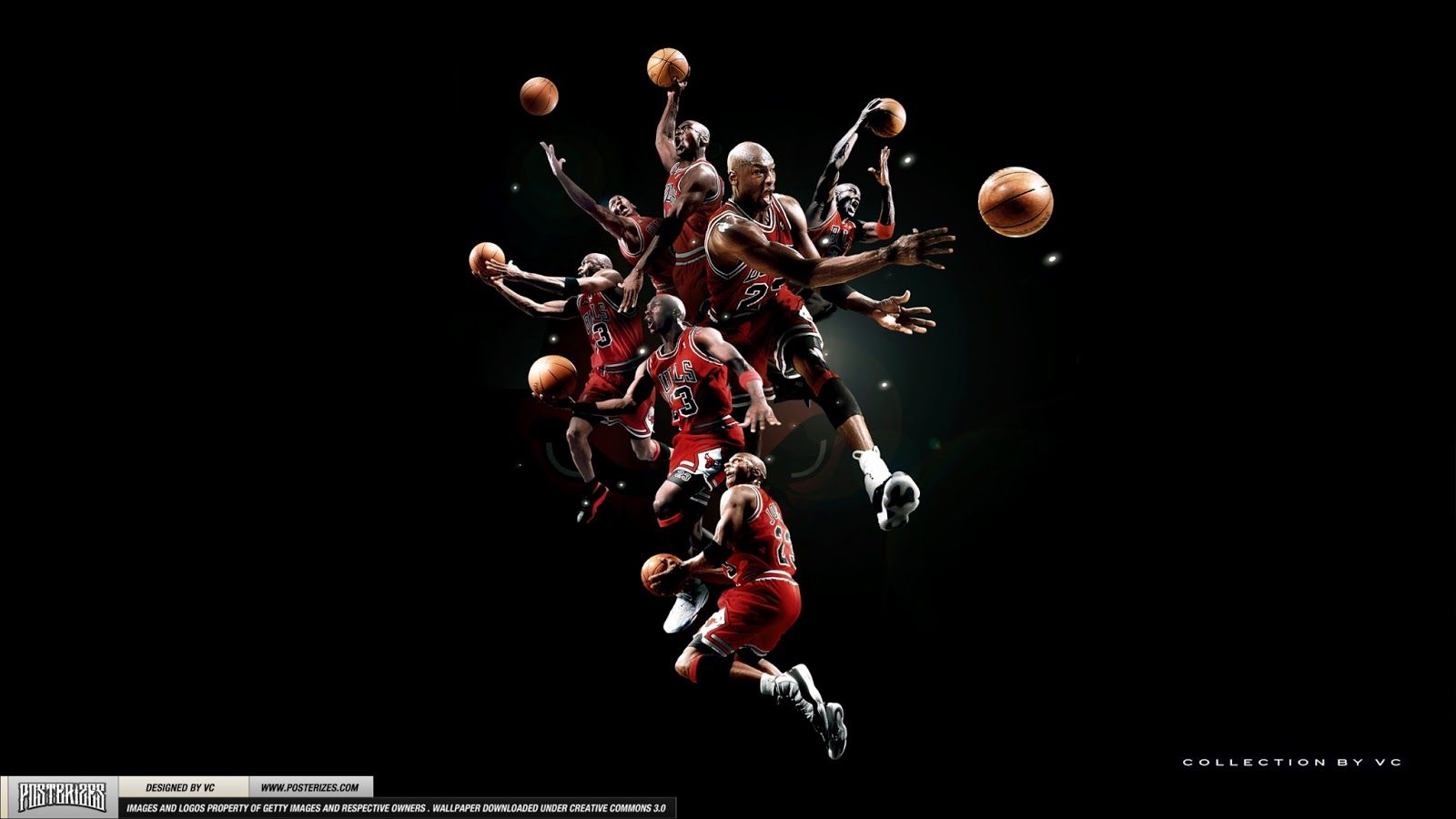 Michael Jordan schiacciate multiple, 1600x900 HD Ready, Desktop