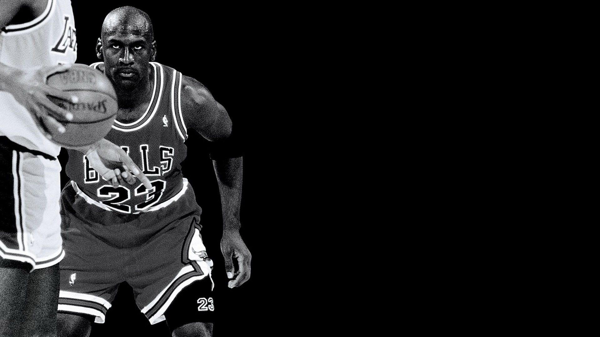 Michael Jordan Bulls bianco nero, 1920x1080 1080p, Desktop