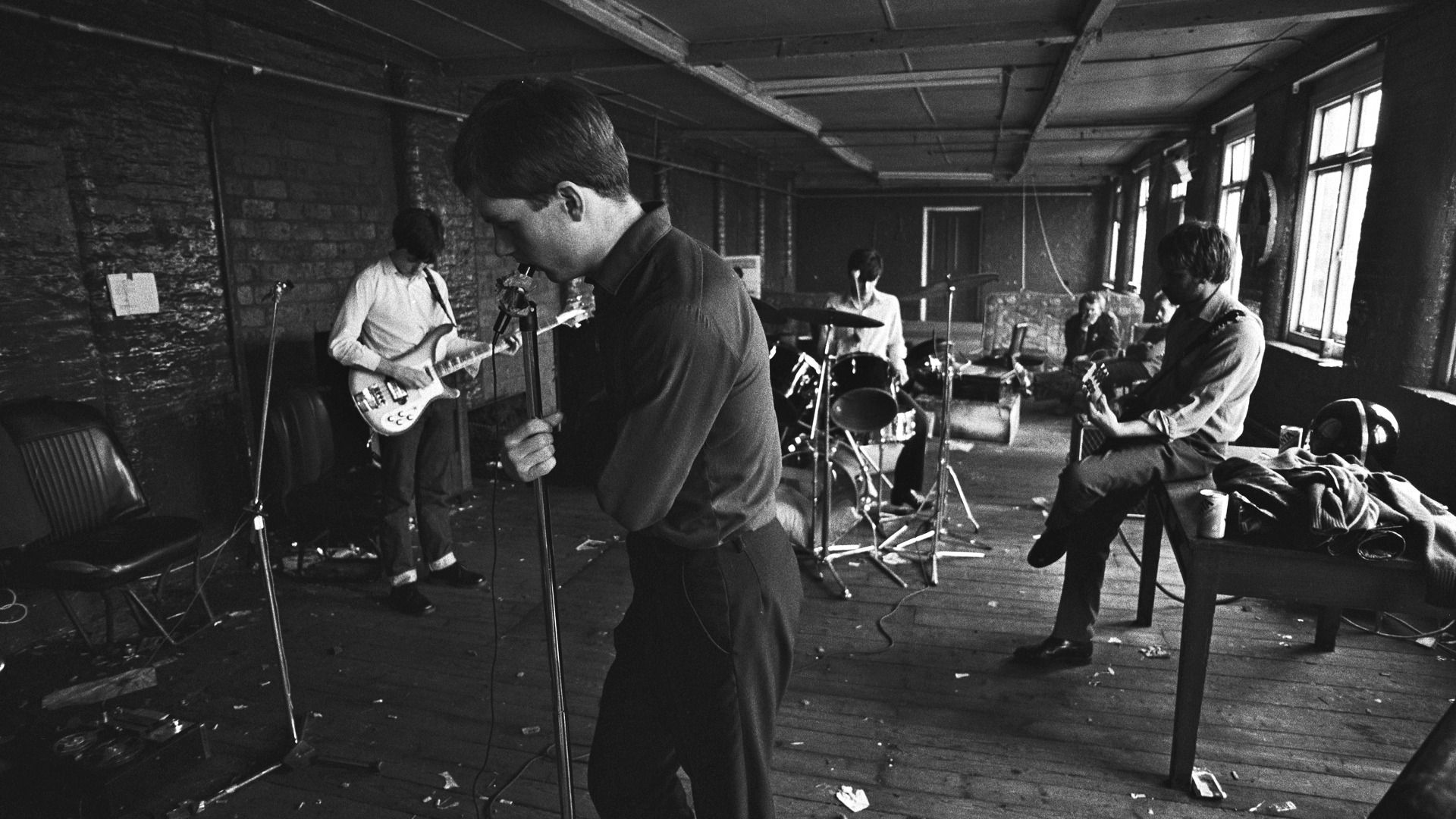 Joy Division band bianco nero, 1796x1000 HD Ready, Desktop