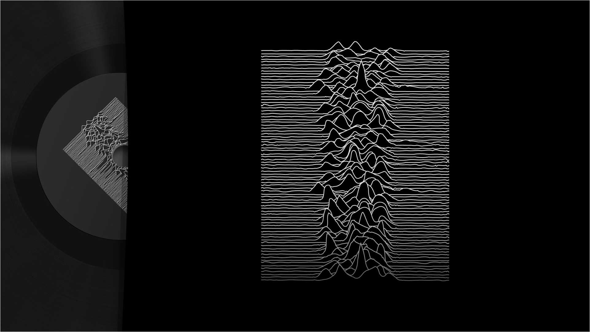 Copertina Unknown Pleasures, Joy Division, 1280x720 HD, Desktop