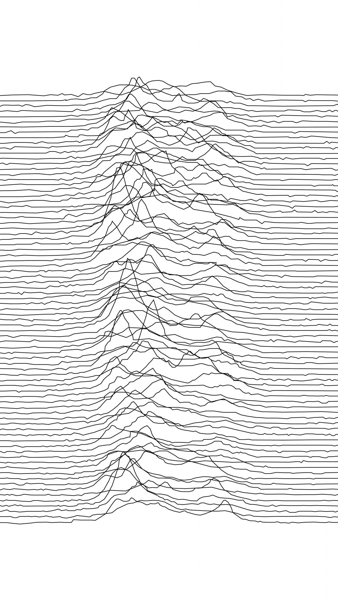 Copertina Unknown Pleasures Joy Division, 1440x564 Ultrawide, PC Desktop