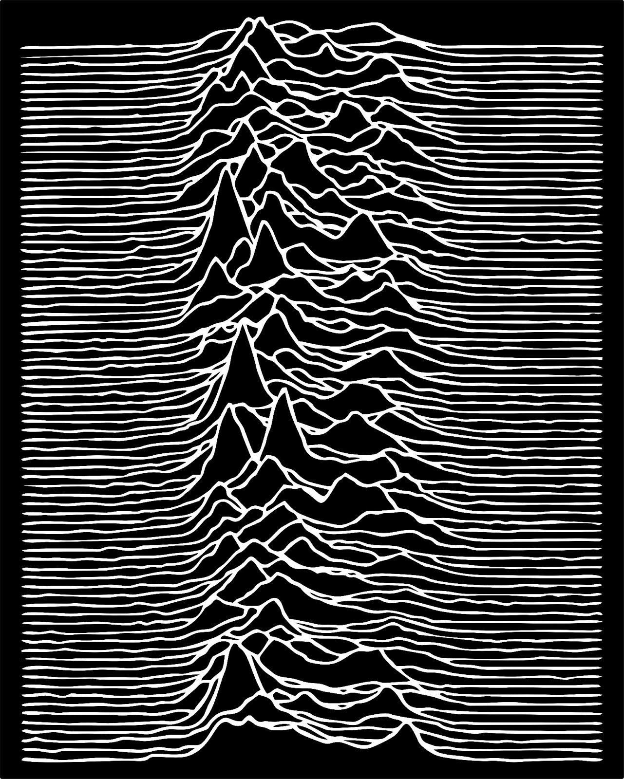 Joy Division Unknown Pleasures onde, 1080x2160 Verticale, Telefono