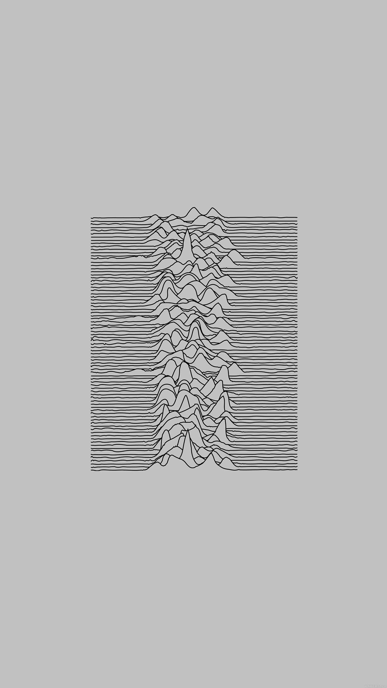 Joy Division Unknown Pleasures pulsar, 1242x2688 Full HD Verticale, Smartphone