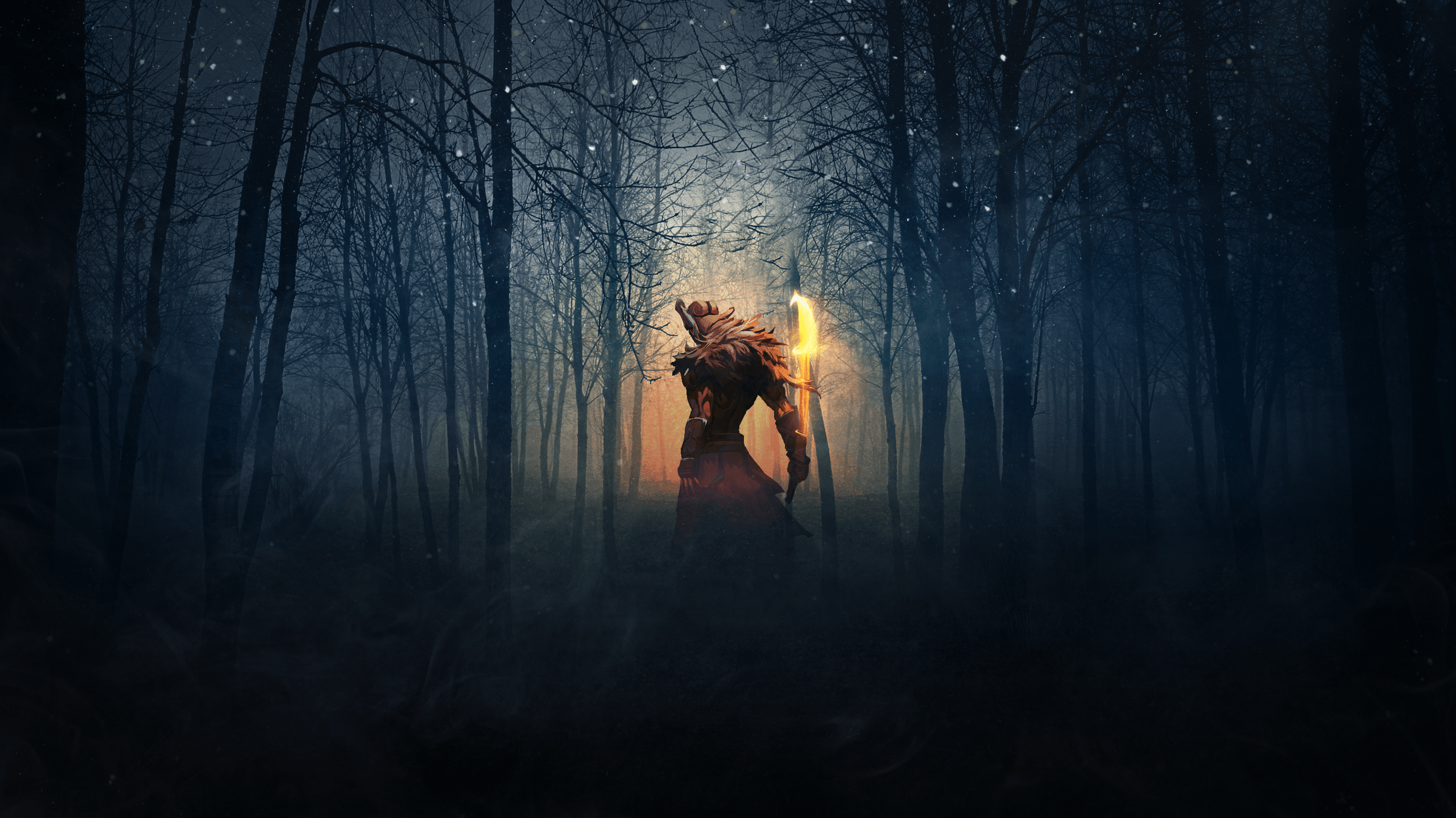 Juggernaut Dota 2 foresta, 2560x1440 2K, Desktop