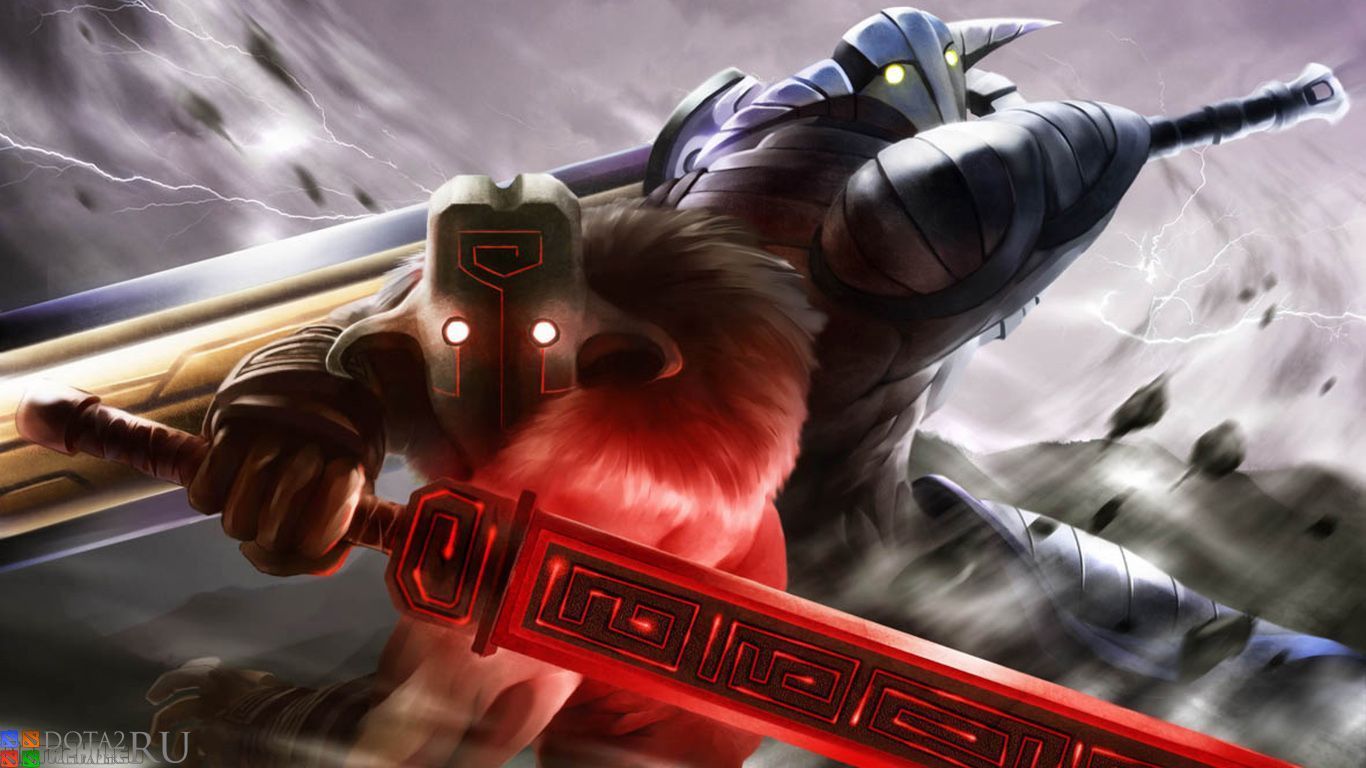 Juggernaut Dota 2 spada, 1366x768 HD, Desktop